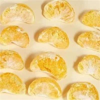 Gefriergetrocknete Mandarinensegmente